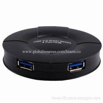 USB3.0 Super Speed 4 Ports Hub with 900mA Maximum Output